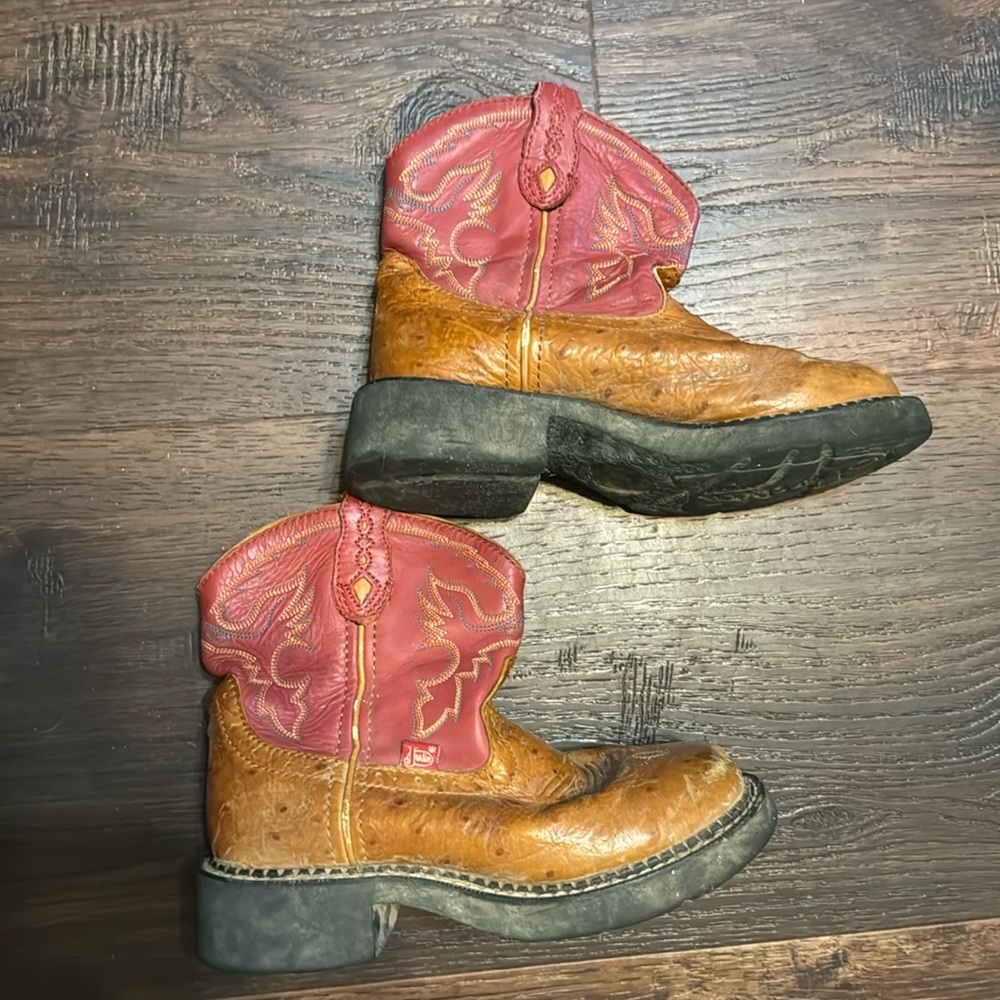 Justin Gypsy Boots Girls Size Kids 13.5